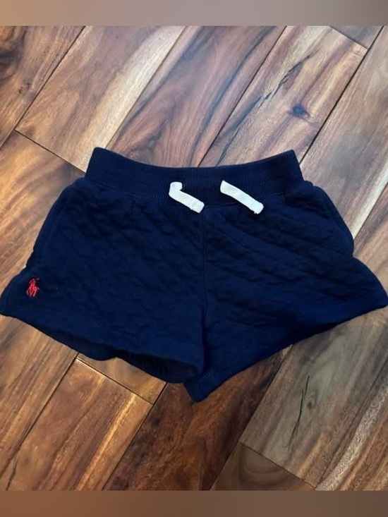 Polo Ralph Lauren Other - Polo by Ralph Lauren Navy Quilted Kids Shorts with White Drawstring